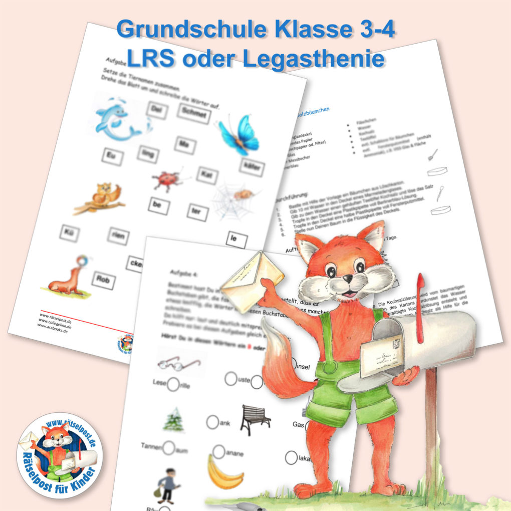 GRUNDSCHULE KLASSE 3-4 LRS oder LEGATHENIE