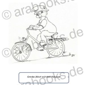 gomba fahrradbild ausmalbild