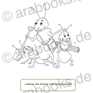 ludwig ameise ausmalbild