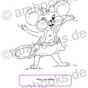 mary maus ausmalbild