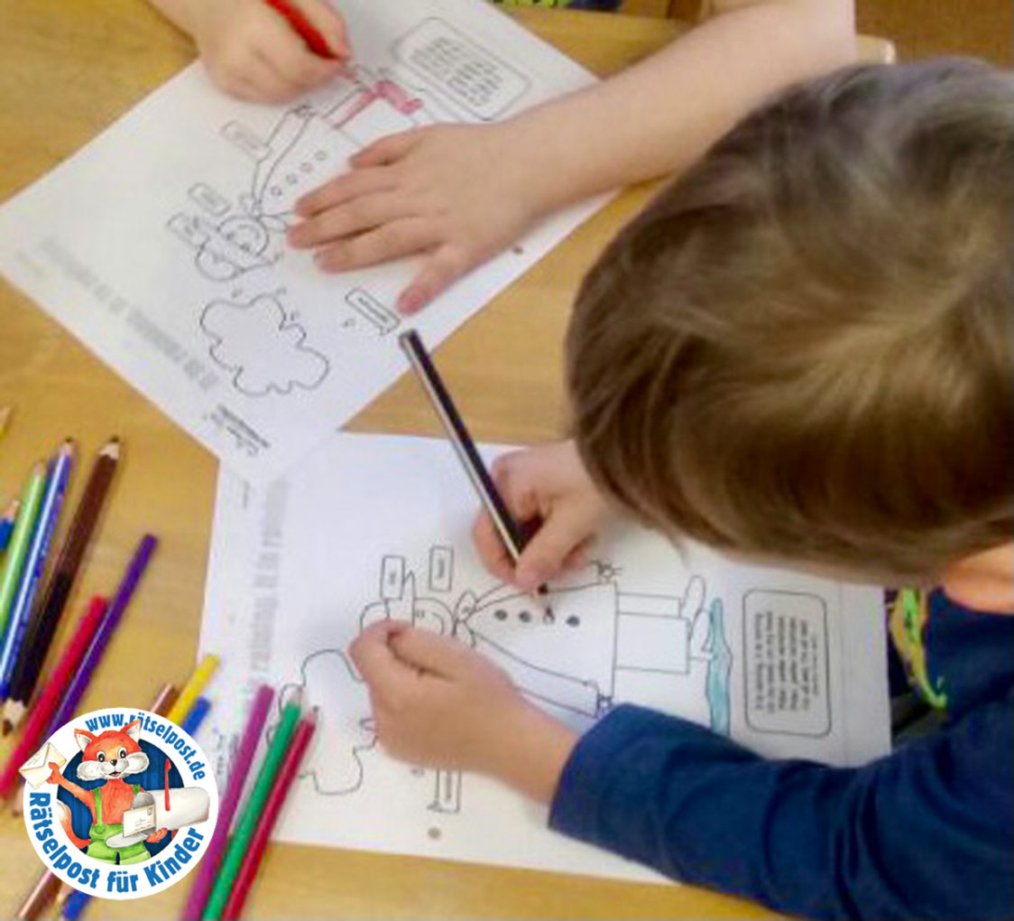 Rätselpost Kindergarten